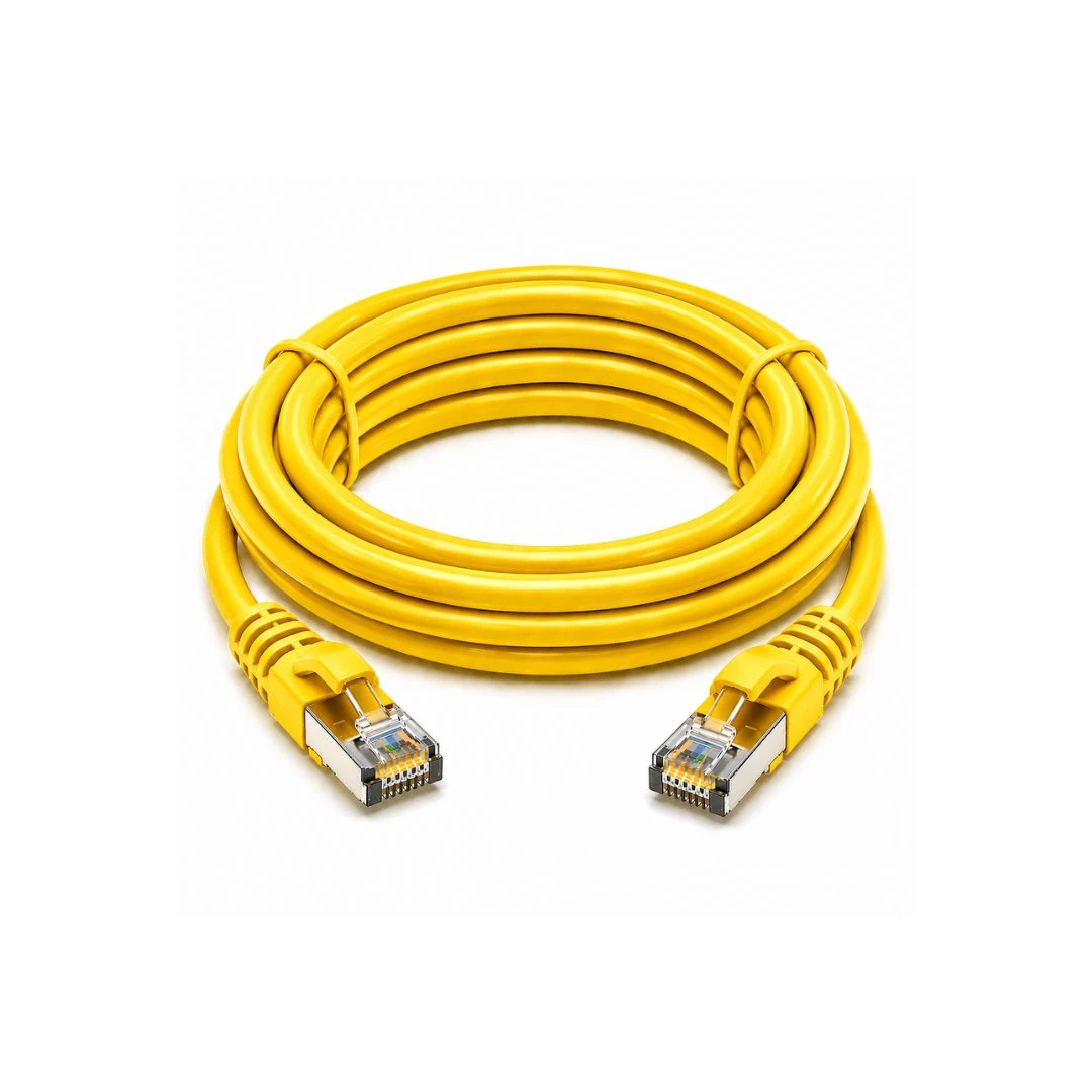 CAT6A 1m SFTP Patch Cord 26AWG Full Copper Ethernet Cable