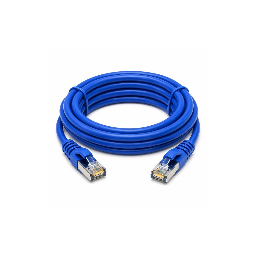 CAT6A 15M SFTP Patch Cord 26AWG Full Copper Ethernet Cable