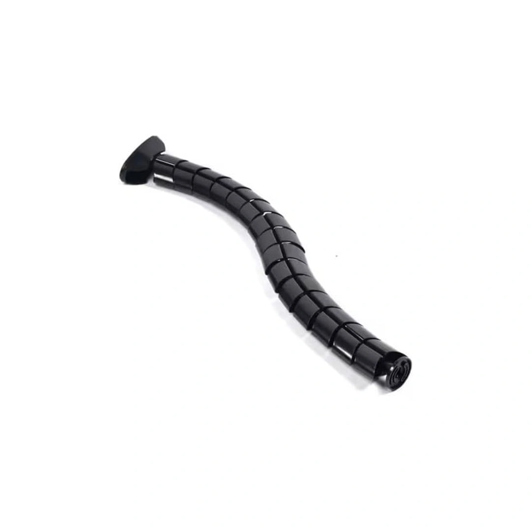 75cm Desk Cable Management Snake Black – ABS Oval Office Table Wire Organizer