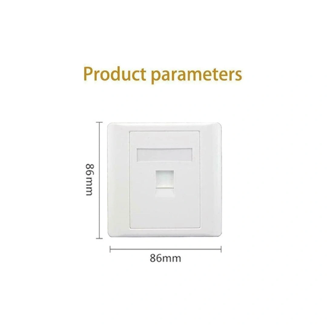 DKURVE® Cat6 RJ45 Ethernet Faceplate With Coupler