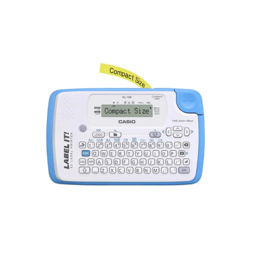 Casio KL-130 EZ Label Printer – Portable Barcode Label Maker